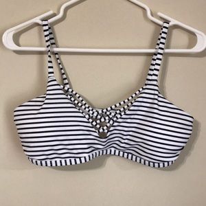 Hollister Striped Bikini Top